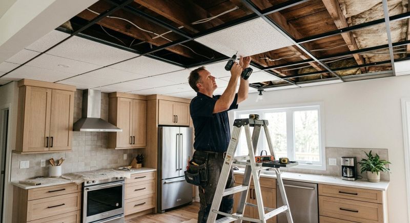 T Bar Ceiling Installation in Longmont, CO